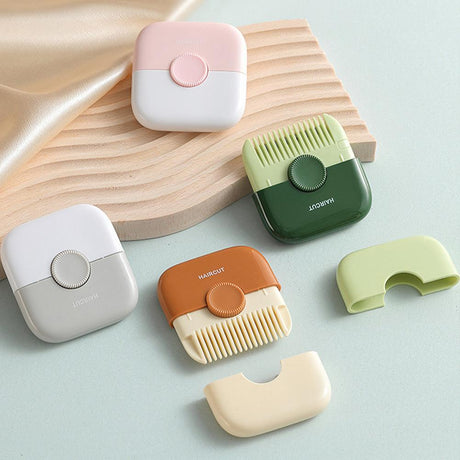 2 In 1 Hair Trimmer Bangs Trimmer  Mini Manual Hair Trimmer Comb Hair Razor Comb Cutter Portable Hair Cutting Comb Haircut Tool - V.I.P Digital Presence