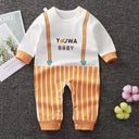2024 Spring Autumn 0-2 Years Old Baby Romper Baby Jumpsuit Boys Girls Long-sleeved Trousers Newborn Romper Climbing Clothes - V.I.P Digital Presence