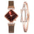 Women Square Watch Luxury Ladies Quartz Magnet Buckle Gradient Color Watches Relogio Feminino For Gift Clock - V.I.P Digital Presence