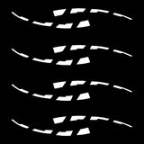 Car tire stickers, tire letter stickers, English letter 3D stickers - V.I.P Digital Presence