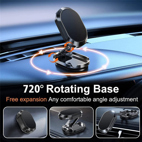 Car mobile phone holder magnetic suction cup car mobile phone holder multi-function car air outlet navigation holder - V.I.P Digital Presence