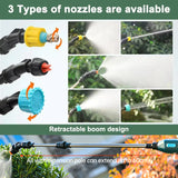 2400mAh Portable Electric Sprayer Wand. 3 nozzles, high - pressure, for garden plant watering. - V.I.P Digital Presence