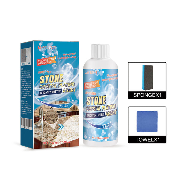 Stone Crystal Plating Kitchen Quartz Stone Tile Countertop Scratch Repair Cleaning Stain Brightener - V.I.P Digital Presence