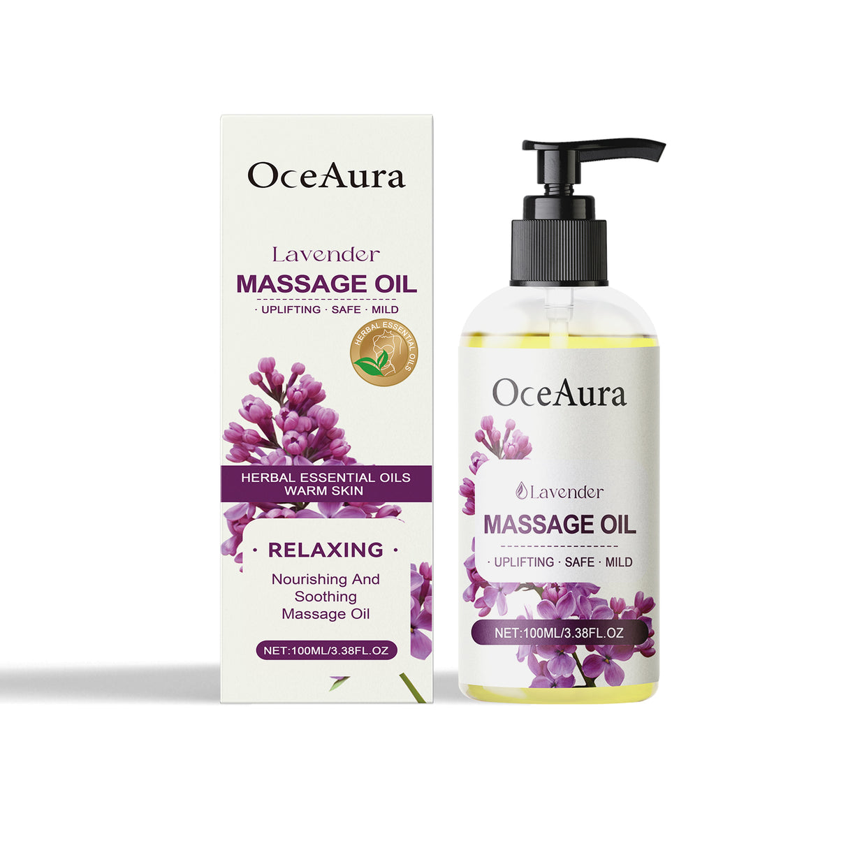 Lavender Body Essential Oil Hydrating And Moisturizing Body Moisturizing Massage Essential Oil For Long-Lasting Moisturizing - V.I.P Digital Presence