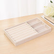 Plush jewelry storage box jewelry box rings earrings bracelets necklaces storage display shelf - V.I.P Digital Presence