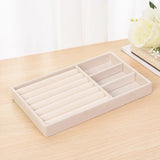 Plush jewelry storage box jewelry box rings earrings bracelets necklaces storage display shelf - V.I.P Digital Presence