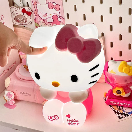 Kawaii Sanrio Hello Kitty Pat Night Light Girls Bedroom Bedlight Anime Hellokitty Night Lamp Desktop Decor Ornaments Girls Gift - V.I.P Digital Presence