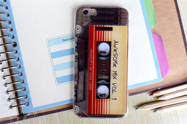 Cassette Tape Tpu silicone Case For Coque Apple iPhone 5 5s se 6 6s 6plus 6s PlusCases Camera Back Cover Capinha Vintage Fundas - V.I.P Digital Presence