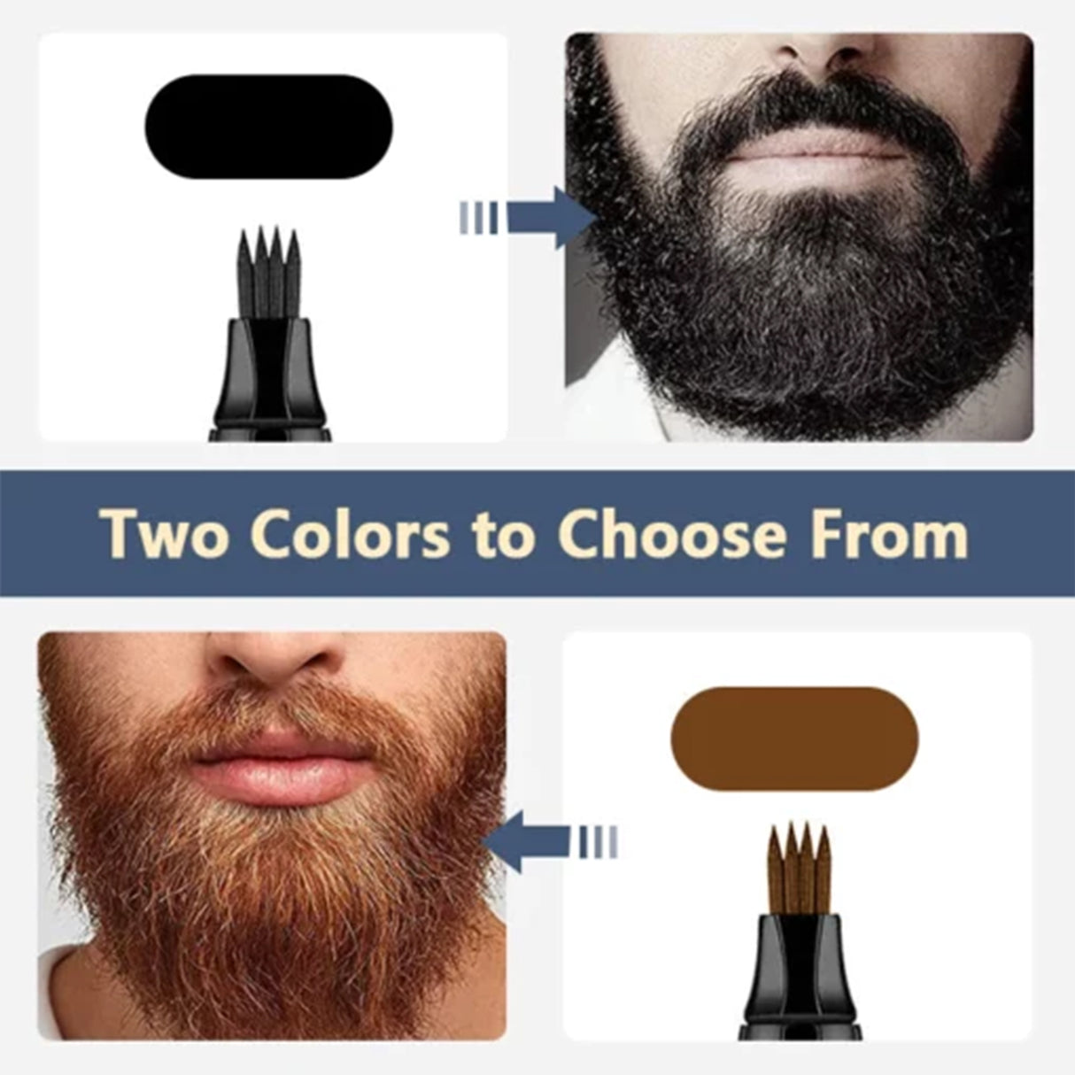 Beard Filler Pen, Detachable And Easy-To-Use Filler Pens Make It Easy To Create A Bushy Beard Hairline - V.I.P Digital Presence