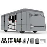 Umbrauto Class A RV Cover Upgraded Heavy Duty 7 Layers Top Windproof Breathable Class A Motorhome Camper Cover,Grey - V.I.P Digital Presence