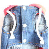 Pet clothes are better than teddy bears, teddy dogs, spring and summer outfits, ripped denim vests, and small vests - V.I.P Digital Presence