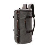 Men Travel Backpack Male Canvas Luggage Duffel Cylinder Bag Mountaineering Hiking Backpack For Men - V.I.P Digital Presence