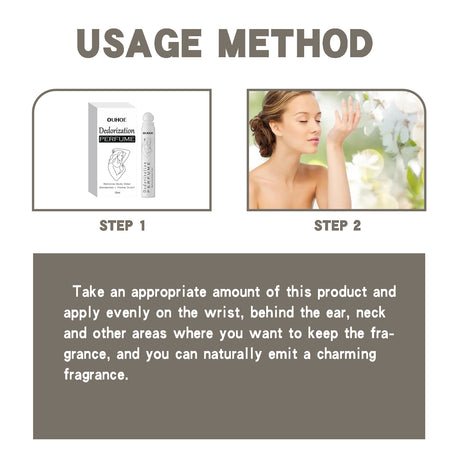 Deodorant Roll-On Perfume, Relives Underarm Body Odor Refreshing Anti-Perspirant Natural Fragrance Portable Perfume - V.I.P Digital Presence
