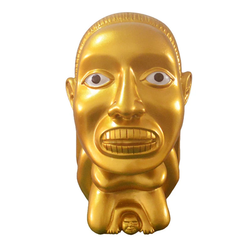 Indiana Jones Idol Golden Fertility Statue Resin Fertility Idol Sculpture with Eye Scale Raiders of The Lost Ark Cosplay Props - V.I.P Digital Presence