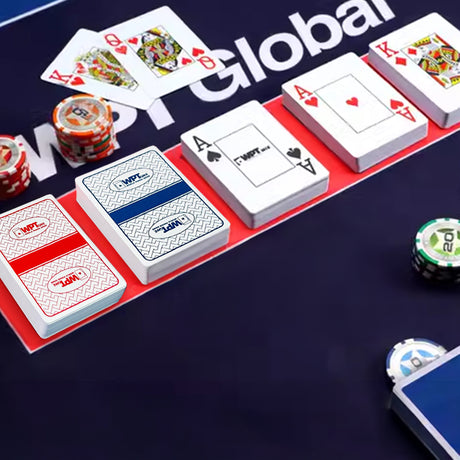 WPT Texas Hold'em Poker Cards. High - grade hard plastic, wholesale, full box, competition - spec, waterproof & anti - fold. - V.I.P Digital Presence