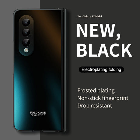 Suitable for Samsung Fold5 phone case ZFOLD4 folding screen solid color electroplating Fold3 all inclusive anti drop protective case 5G - V.I.P Digital Presence