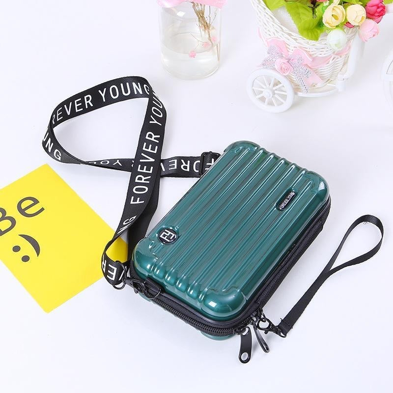 PC hard shell toiletry bag 7-inch shoulder crossbody bag hand storage bag suitcase small bag - V.I.P Digital Presence