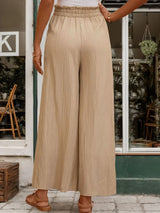 Perfee Frill Wide Leg Pants - V.I.P Digital Presence
