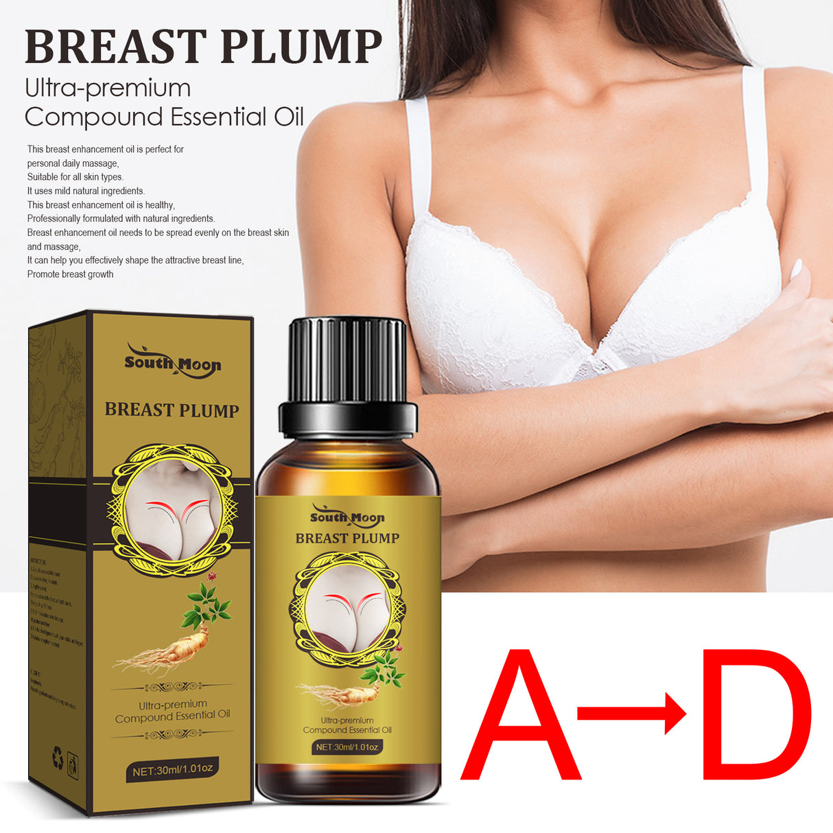 Chest Essential Oil Volumizing Milk Lift Relaxant Chest Full Firming Care Essential Oil - V.I.P Digital Presence