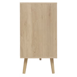4 Door Accent Cabinet Sideboard Buffet Storage Cabinet with Adjustable Shelf for Entryway Living Room Bedroom - V.I.P Digital Presence