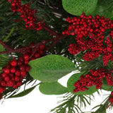 25.5" LEAVES/BERRY WREATH - V.I.P Digital Presence