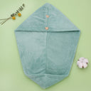 Super absorbent double-layer thickened coral velvet quick drying hair towel, shower cap, and headband towel - V.I.P Digital Presence