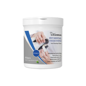 Pet Dental Finger Wipes, Bad Breath Tartar Teeth Yellow Dog Clean Mouth Care Finger Cover - V.I.P Digital Presence