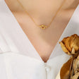 18K Gold-Plated Knotted Necklace - V.I.P Digital Presence
