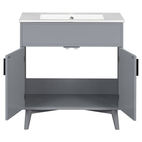 Bathroom vanity Set with Sink, Combo Cabinet, Bathroom Storage Cabinet - V.I.P Digital Presence