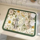 Kitchen Countertop Technology Cloth Drainage Pad Coffee Table Tableware Bowl Plate Cup Drying Pad Washable Insulation Pad - V.I.P Digital Presence