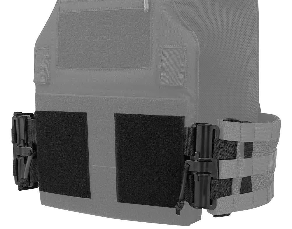 Tactical Vest Quick Release Buckle Set Single Point Molle Quick Removal Buckle Set with Hook and Loop Fastener for JPC CPC NCP X - V.I.P Digital Presence