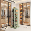 Green 360 Rotating shoe cabinet 6 layers - V.I.P Digital Presence