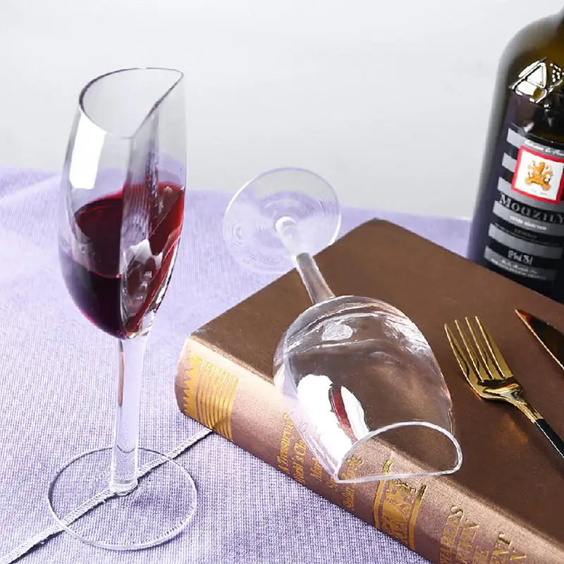 Creative Half Red Wine Cups Multi-use Vintage Tall Wine Glassware Long Stemmed Wine Champagne Glasses - V.I.P Digital Presence