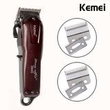 Kemei Electric Washable Hair Clipper Rechargeable Professional Hair Trimmer Shaver Razor Cordless Adjustable Clipper - V.I.P Digital Presence