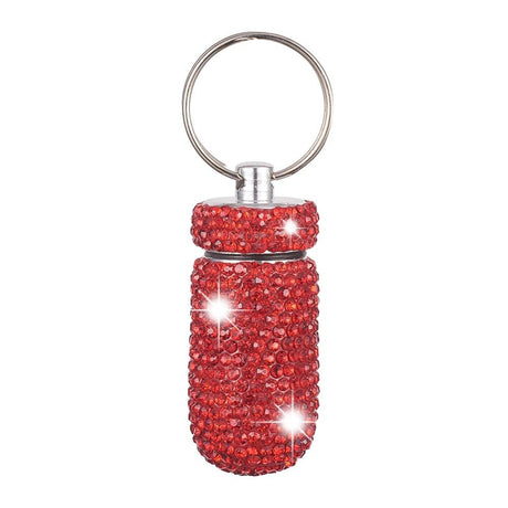 Car Storage Box Bottle Bling Organizer Pill Box Automobile Accessories For Car Interior / Hanging With Key Ring - V.I.P Digital Presence