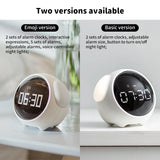 Cute Cartoon Digital Alarm Clock with Light and Emotion Function for Kids - V.I.P Digital Presence