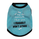 Dog Clothes Summer Clothes Teddy Pet Vest Bears Fadou Small Dogs Puppies Cats Thin Light and Breathable - V.I.P Digital Presence