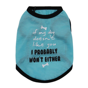 Dog Clothes Summer Clothes Teddy Pet Vest Bears Fadou Small Dogs Puppies Cats Thin Light and Breathable - V.I.P Digital Presence