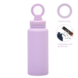Magnetic Phone Holder Outdoor Large Capacity 1L Wide-Mouth Insulated Stainless Steel Sports Water Bottle - V.I.P Digital Presence