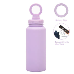 Magnetic Phone Holder Outdoor Large Capacity 1L Wide-Mouth Insulated Stainless Steel Sports Water Bottle - V.I.P Digital Presence