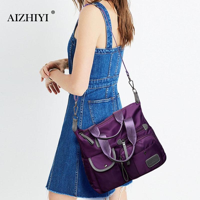 Multiuse Women Waterproof Handbag Nylon Tote Fashion Messenger Crossbody Bags for Women Top-Handle Shoulder Purse Travel Bag - V.I.P Digital Presence