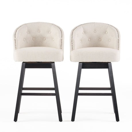 OGDEN KD SWIVEL BARSTOOL( SET OF 2 ) - V.I.P Digital Presence