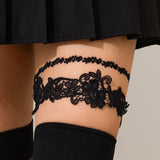 Sexy hot girl elastic band lace leg ring fashionable alloy ribbon tassel leg chain female - V.I.P Digital Presence