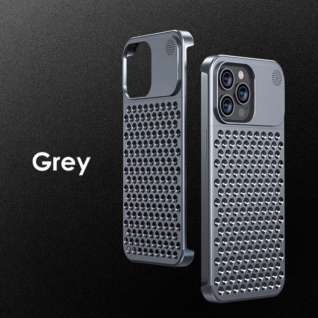 Calentadores de teléfono de metal para iPhone 13, 12, 14, 15 Pro Max Plus, accesorios de aluminio para el hogar