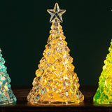 Christmas decoration mini luminous Christmas tree transparent crystal night light cross-border desktop decoration props small gifts - V.I.P Digital Presence