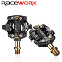 Mountain bike self-locking pedal bicycle lock pedal ultra-light DU bearing SPD pedal M8100 pedal - V.I.P Digital Presence