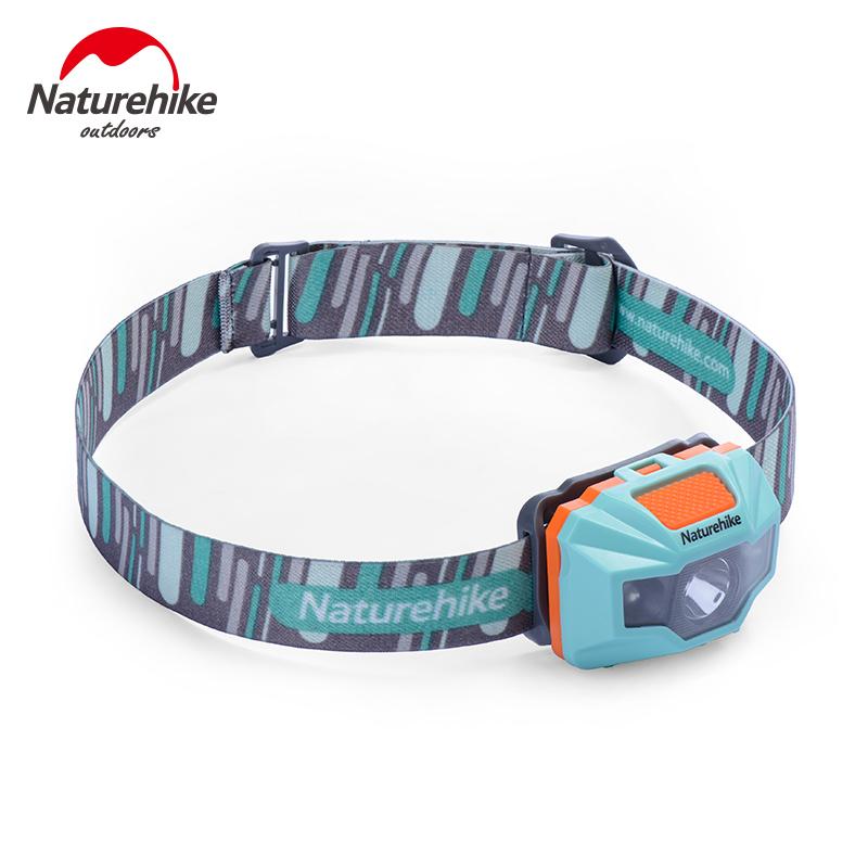 Linterna frontal LED ultraligera Naturehike resistente al agua con carga USB y 4 modos