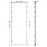 63x24 inch illuminated full body makeup mirror with 3 color modes. Makeup room bedroom wall mounted touchscreen floor mirror i
