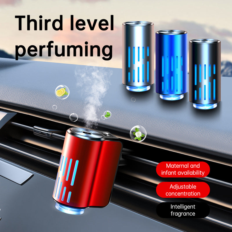 Smart Car Air Freshener Aromatherapy Machine with 3 Spray Modes Auto On/Off Rechargeable Intelligent Car Aroma Dispenser Kit - V.I.P Digital Presence