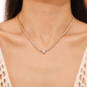 Pendant inlaid with zircon pendant necklace women's necklace high-end accessory - V.I.P Digital Presence